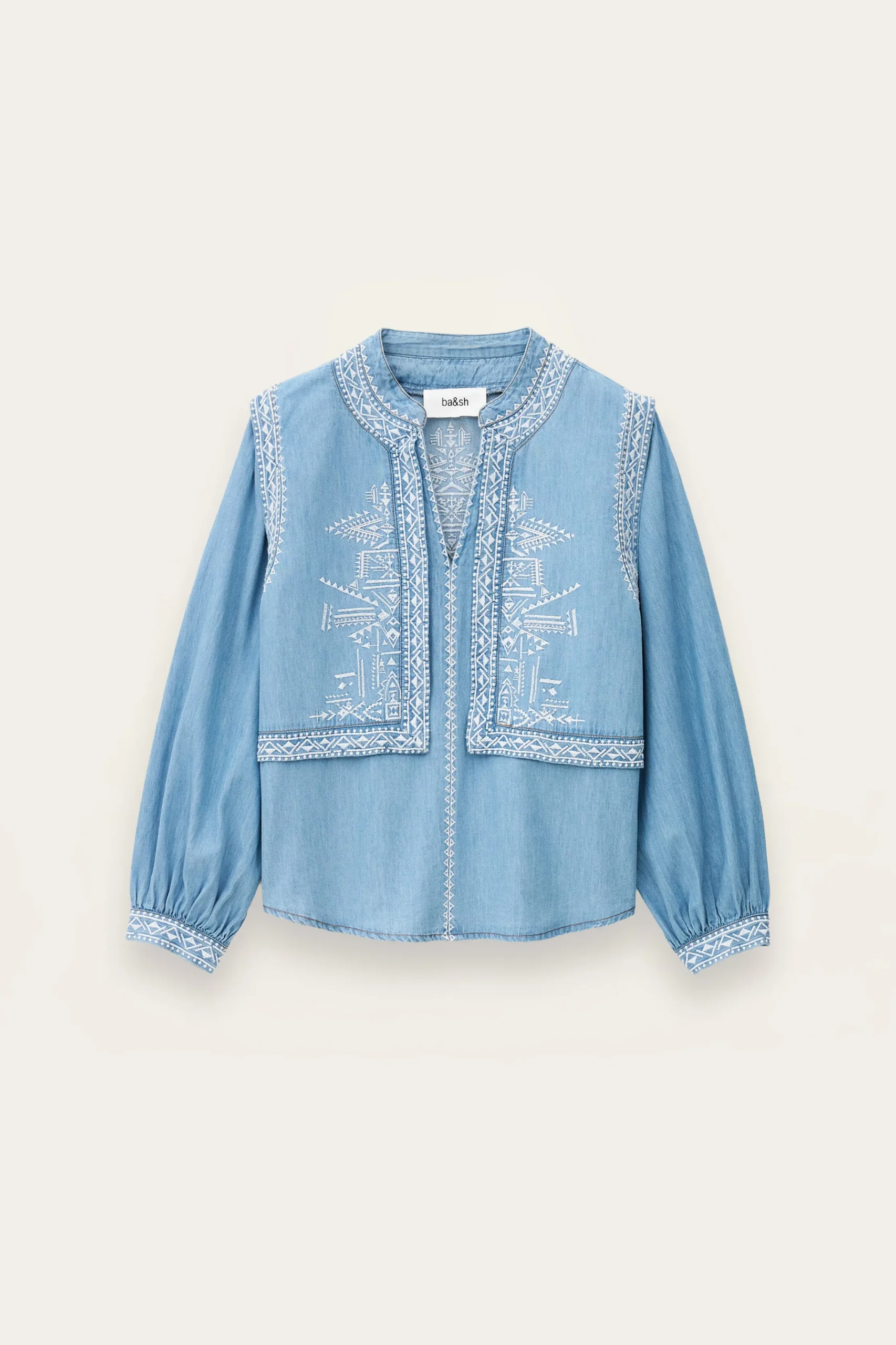 Ba&Sh LAURA camisa vaquera AZUL Hot