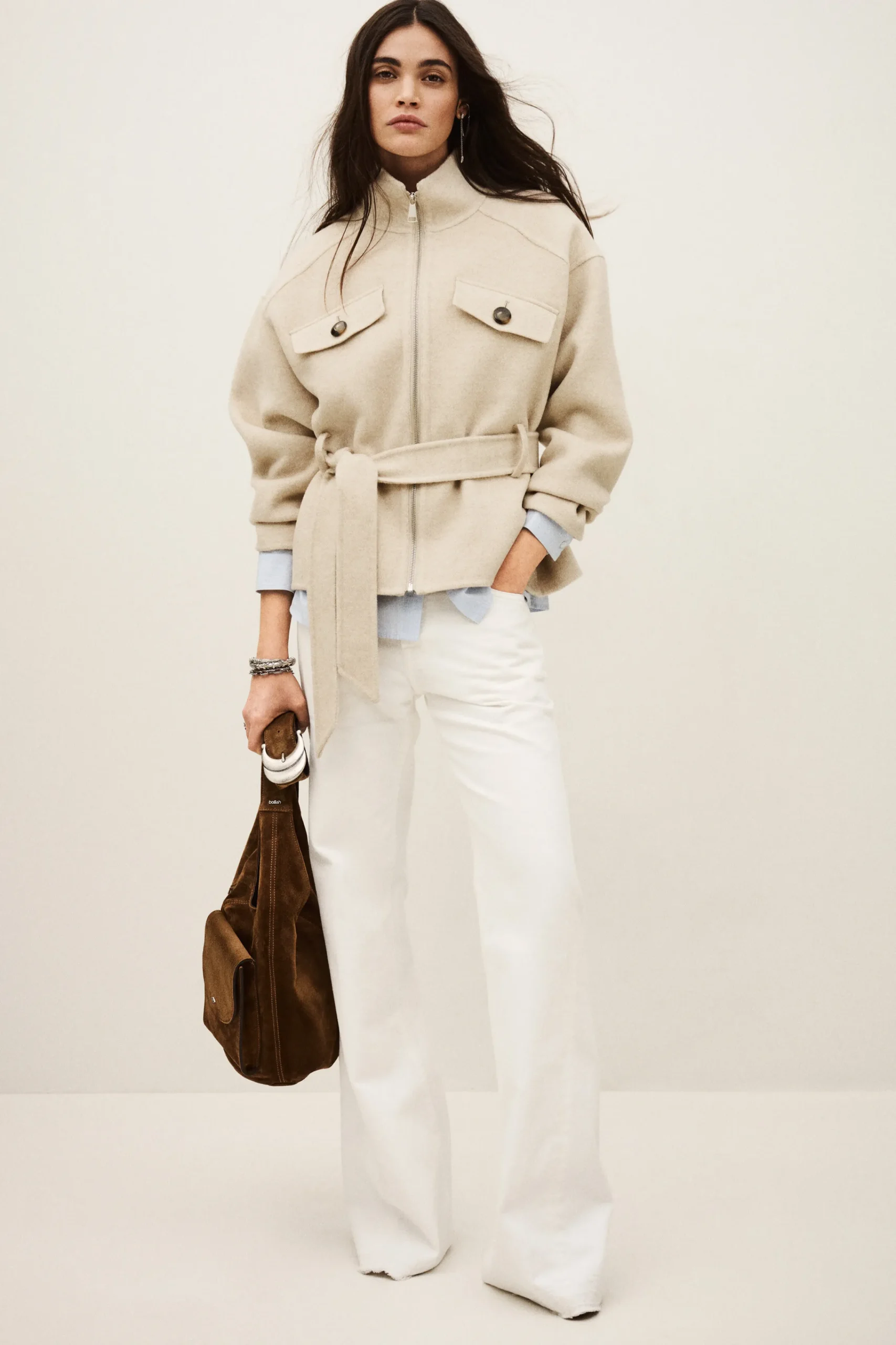 Ba&Sh LERICA COAT BEIGE Outlet