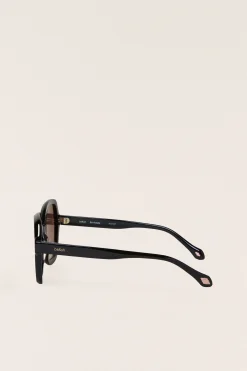 Ba&Sh LILO gafas de sol de mariposa NEGRO Outlet