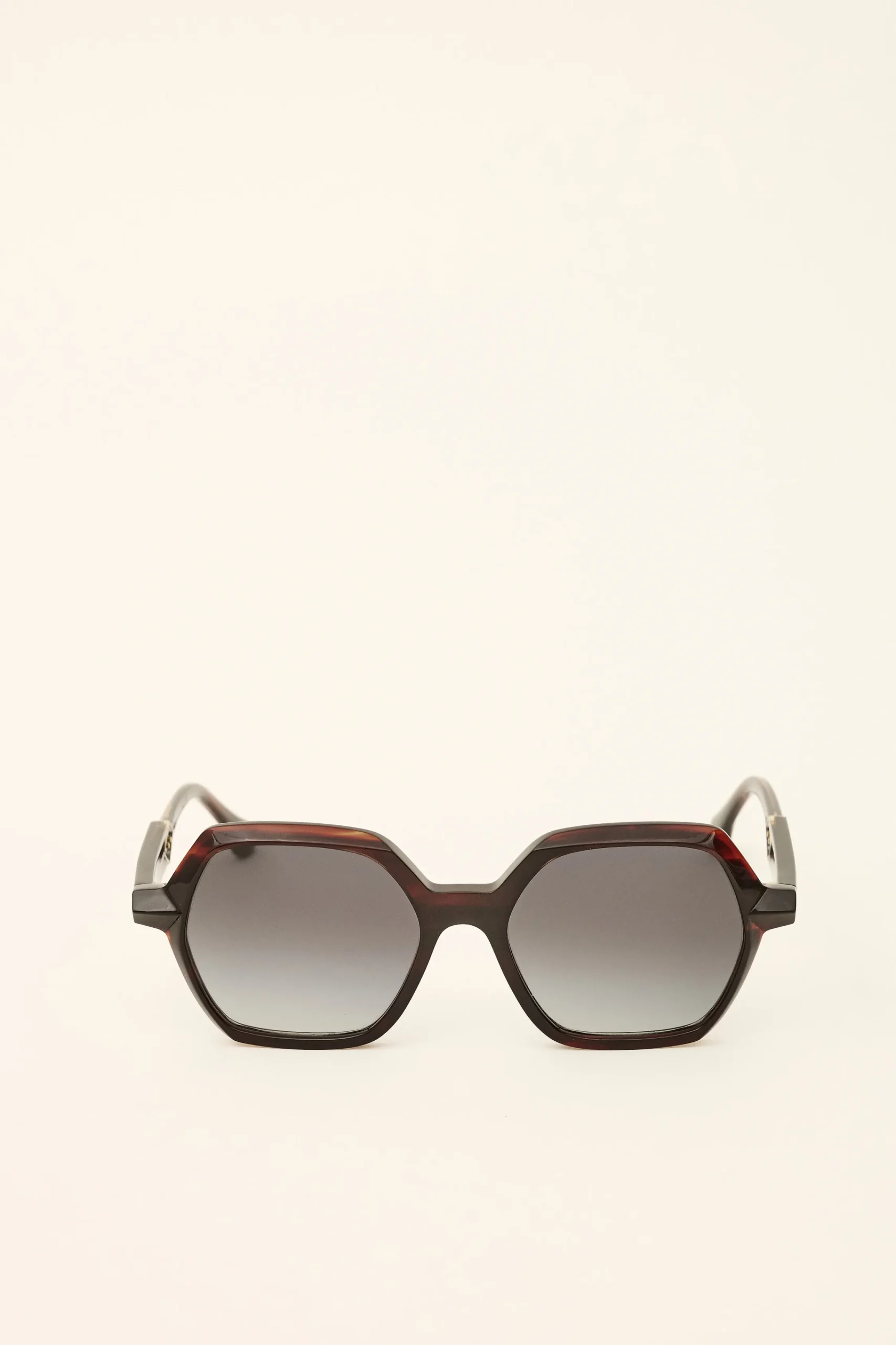 Ba&Sh LIZBET gafas de sol hexagonales ROJO