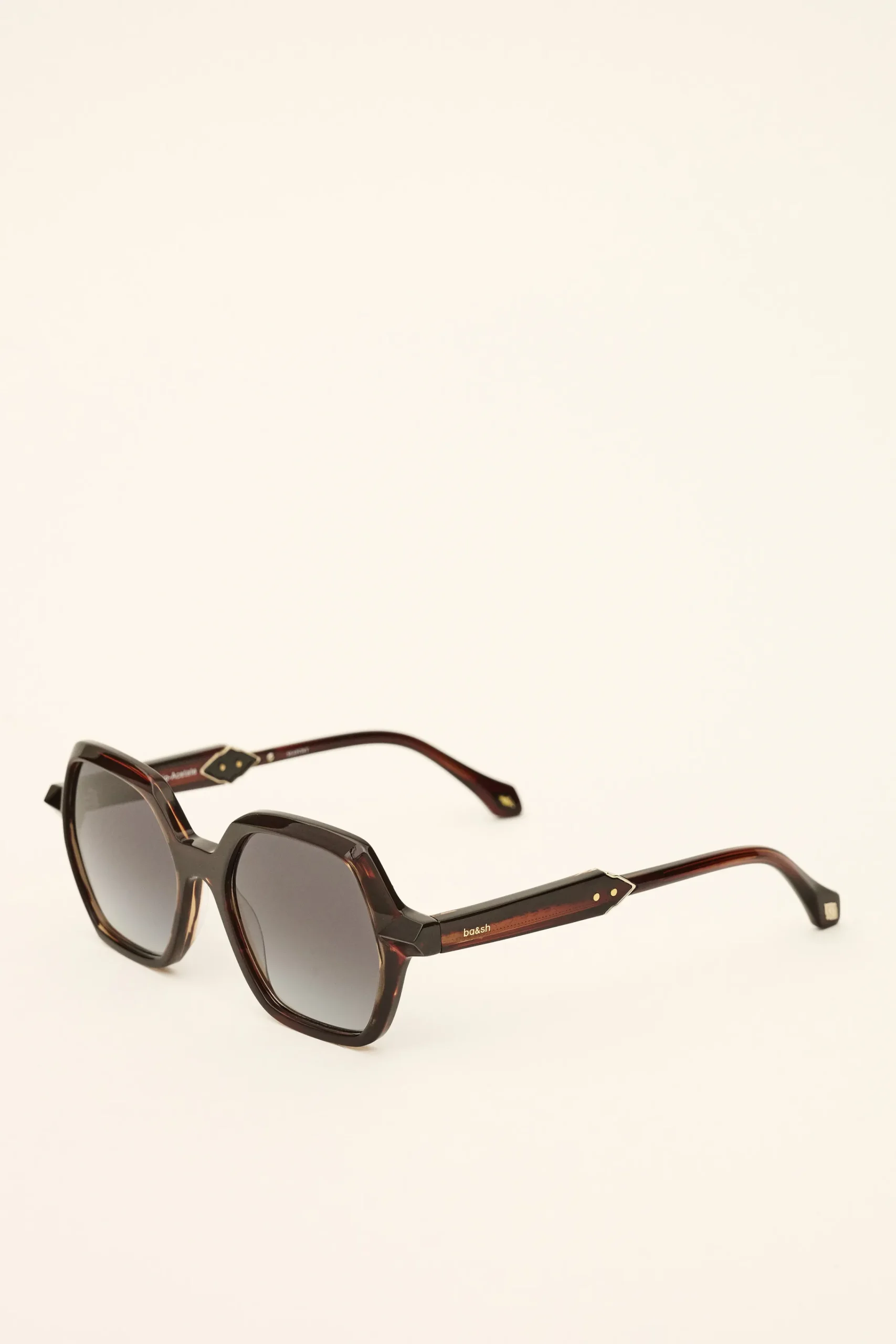 Ba&Sh LIZBET gafas de sol hexagonales ROJO