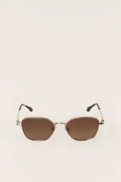 Ba&Sh LOIS gafas de sol rectangulares MARRON New