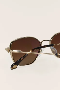 Ba&Sh LOIS gafas de sol rectangulares MARRON New