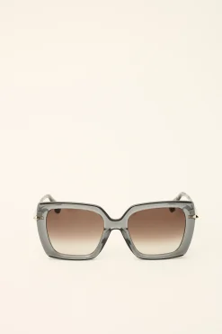 Ba&Sh LUCILE gafas de sol cuadradas AZUL New