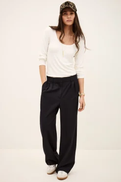 Ba&Sh LUISA T-SHIRT ECRU Clearance