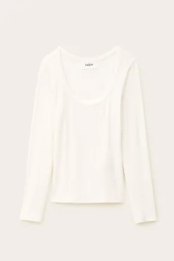 Ba&Sh LUISA T-SHIRT ECRU Clearance