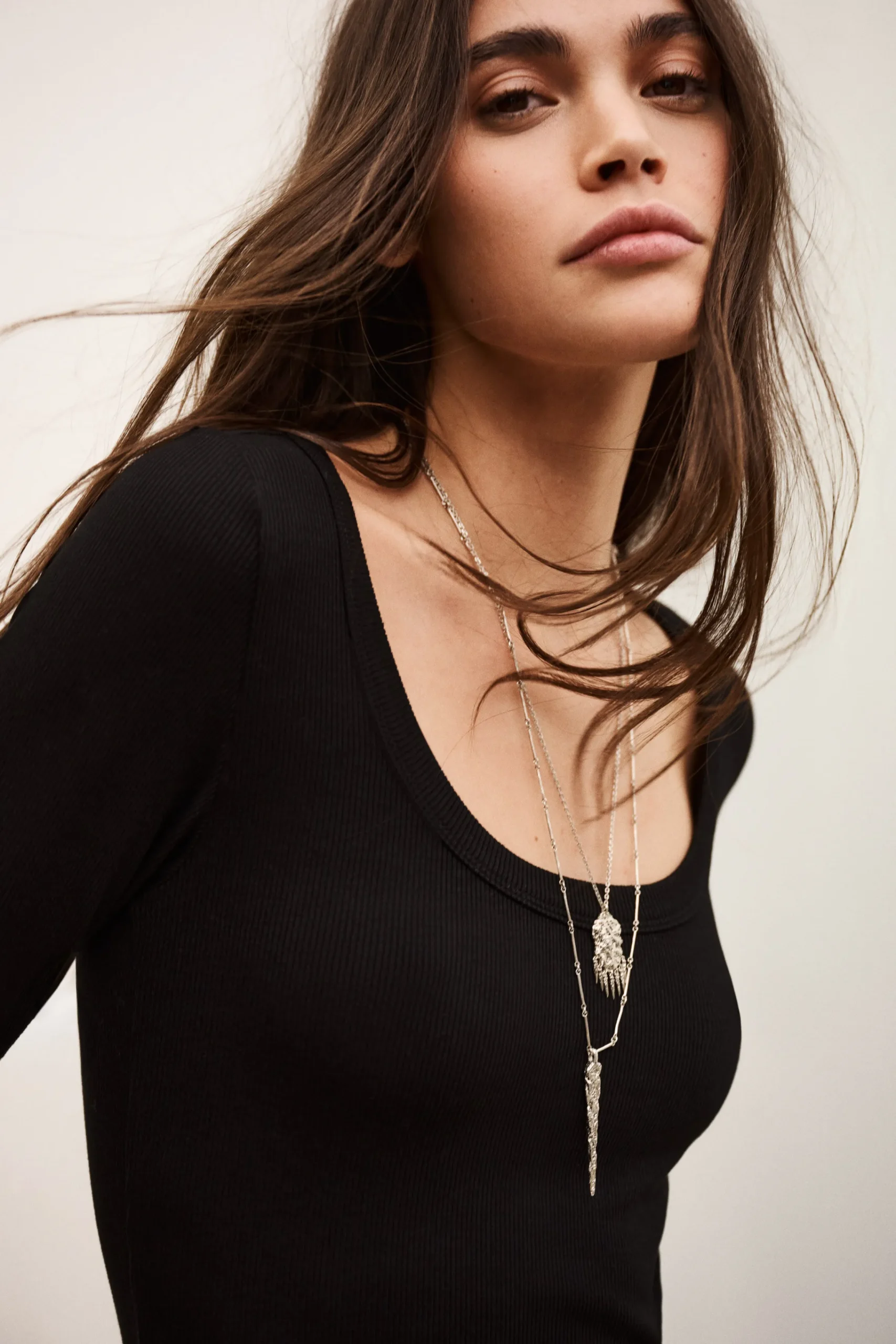 Ba&Sh LUISA T-SHIRT NEGRO