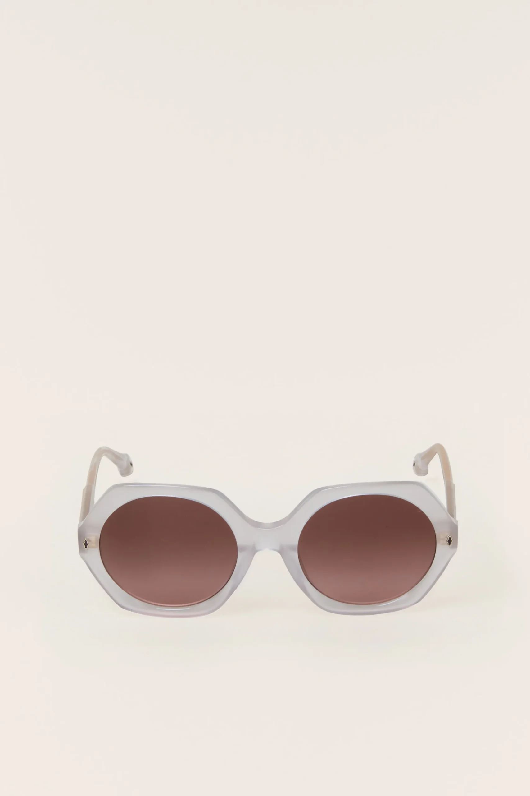 Ba&Sh luny gafas de sol redondeadas GRIS