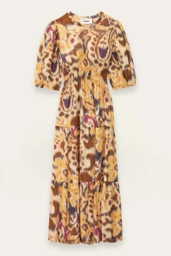 Ba&Sh MADELIA vestido midi estampado AMARILLO Discount