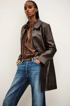 Ba&Sh MADIE /4-length coat MARRON