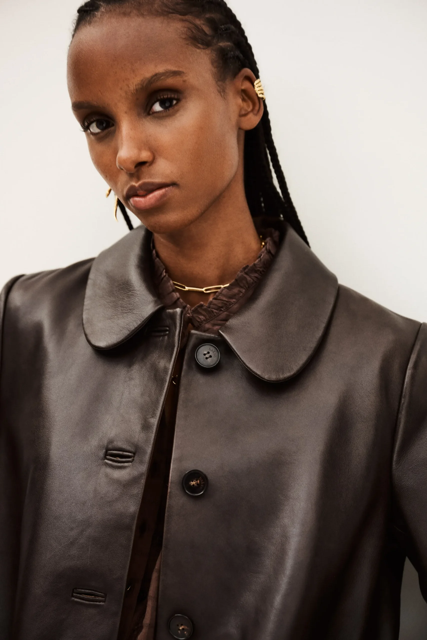 Ba&Sh MADIE /4-length coat MARRON