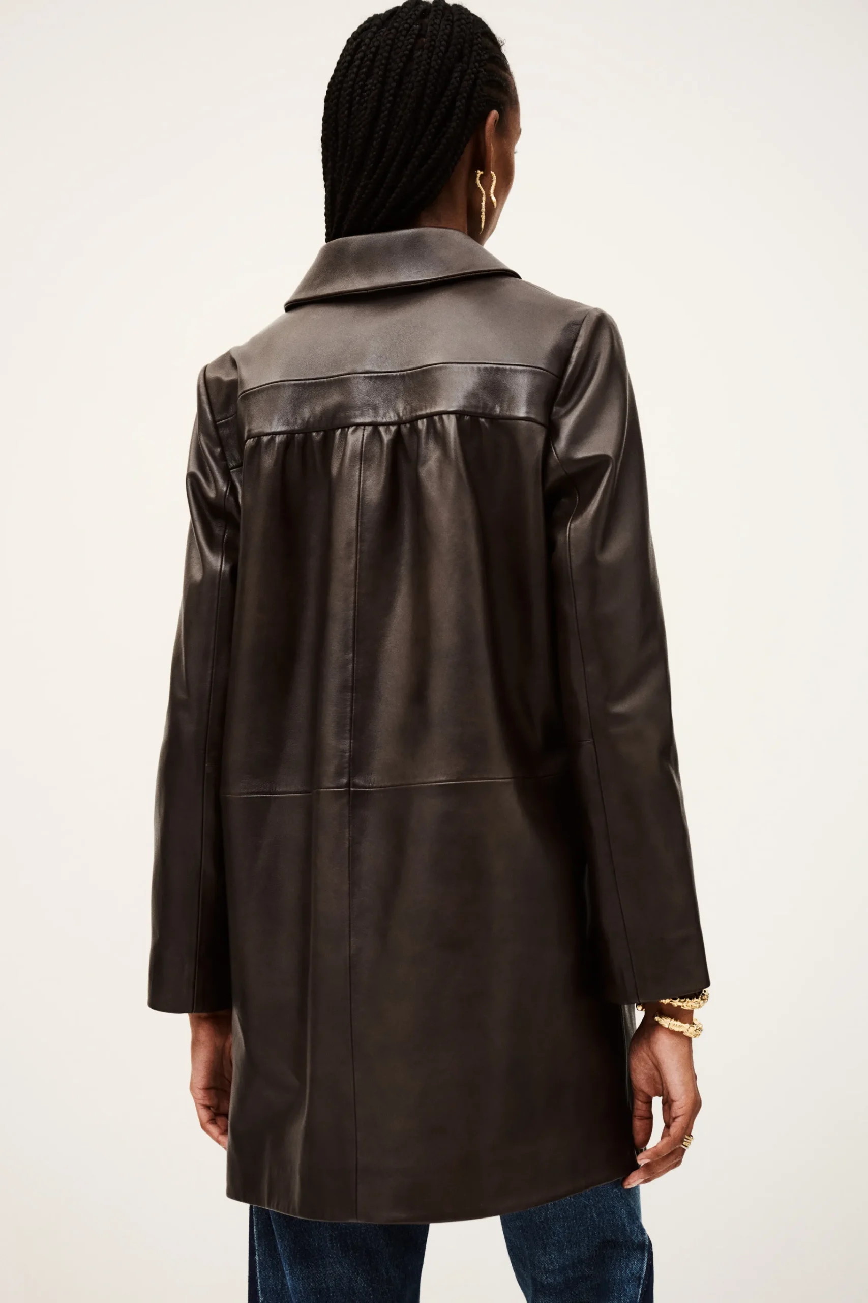 Ba&Sh MADIE /4-length coat MARRON