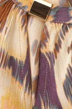 Ba&Sh MAELLE camisa estampada AMARILLO