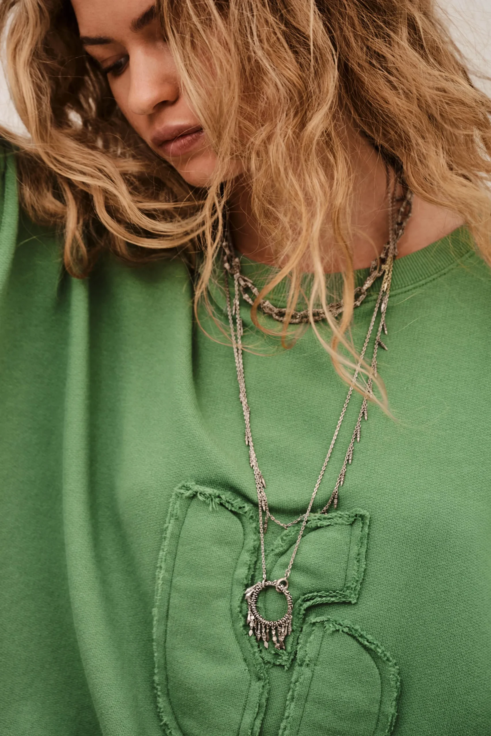 Ba&Sh MAIA SWEATSHIRT VERDE Discount