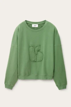 Ba&Sh MAIA SWEATSHIRT VERDE Discount