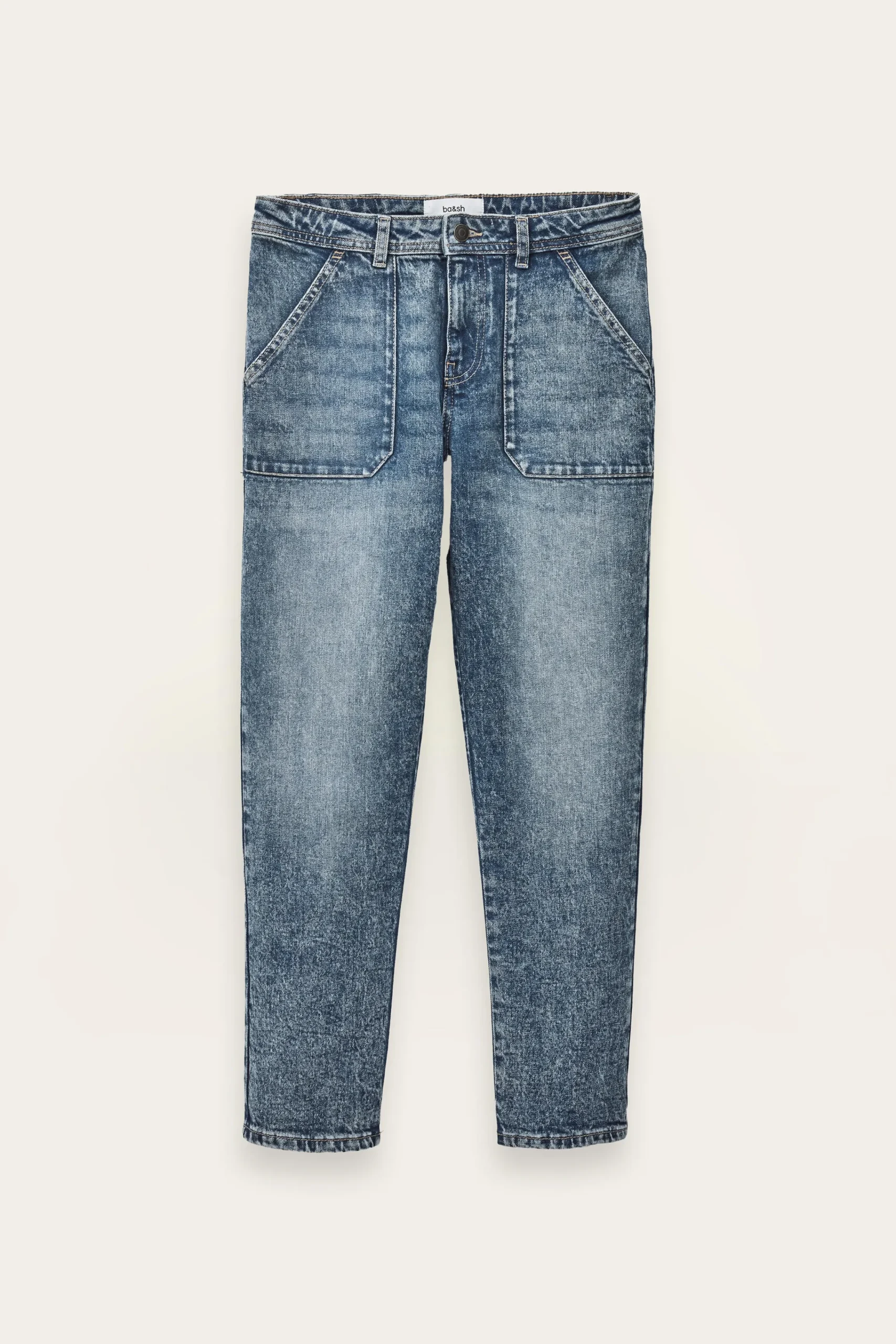 Ba&Sh MALLY vaqueros rectos premium AZUL Discount
