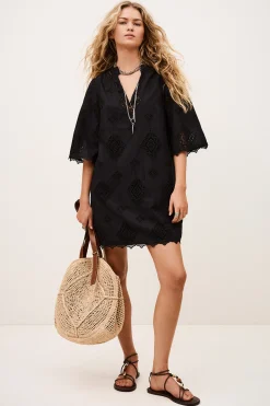 Ba&Sh MALO vestido corto NEGRO Clearance