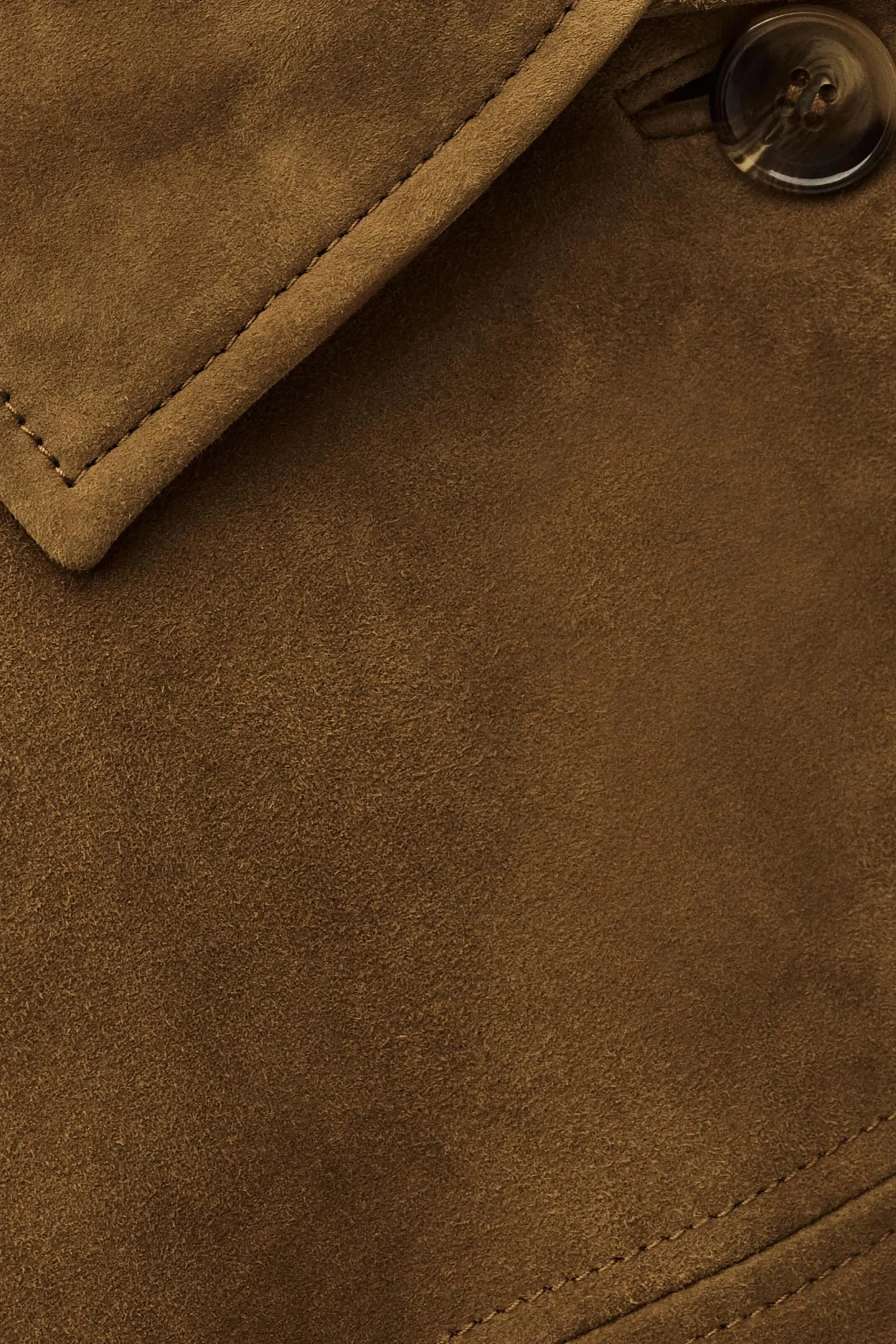 Ba&Sh MARIO chaqueta larga de terciopelo MARRON New