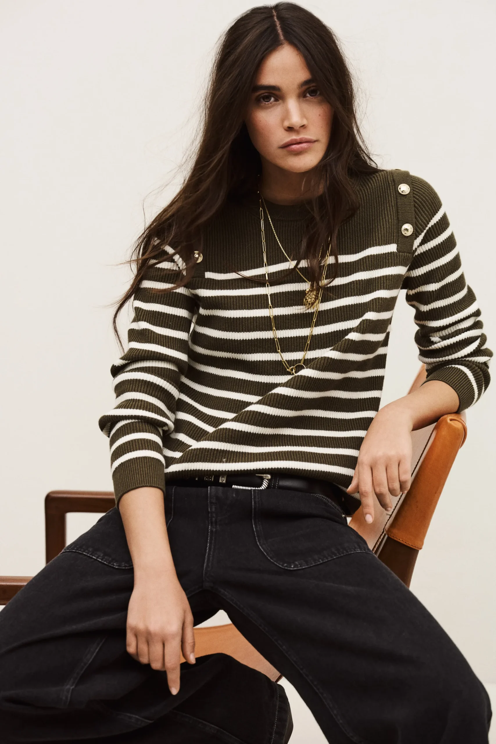 Ba&Sh MATIO JUMPER VERDE Discount