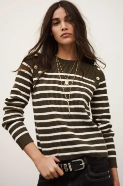 Ba&Sh MATIO JUMPER VERDE Discount