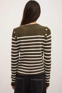 Ba&Sh MATIO JUMPER VERDE Discount
