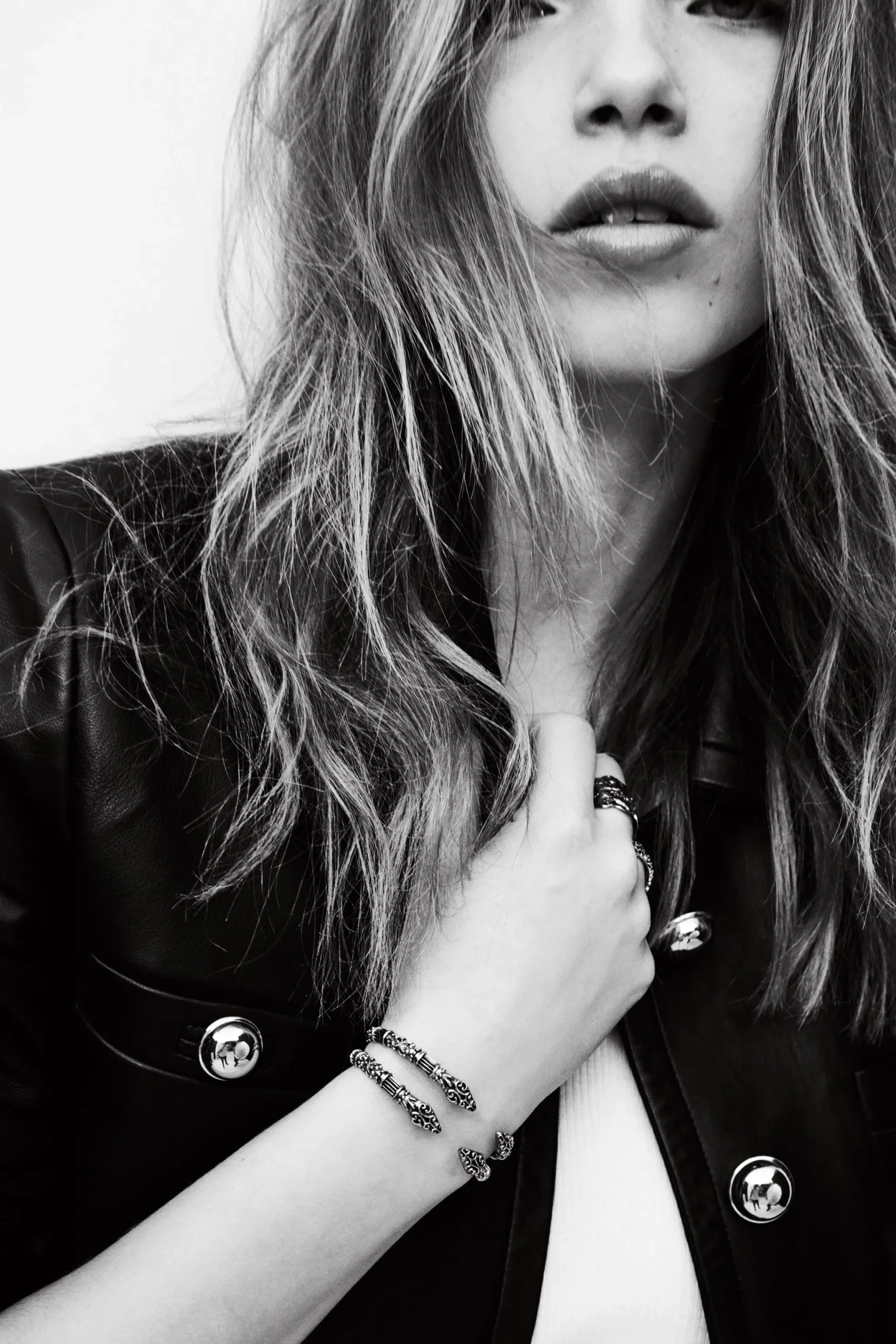 Ba&Sh MATTY pulsera tipo brazalete GRIS Sale