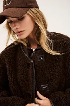 Ba&Sh MAURY COAT MARRON New
