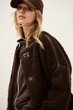 Ba&Sh MAURY COAT MARRON New