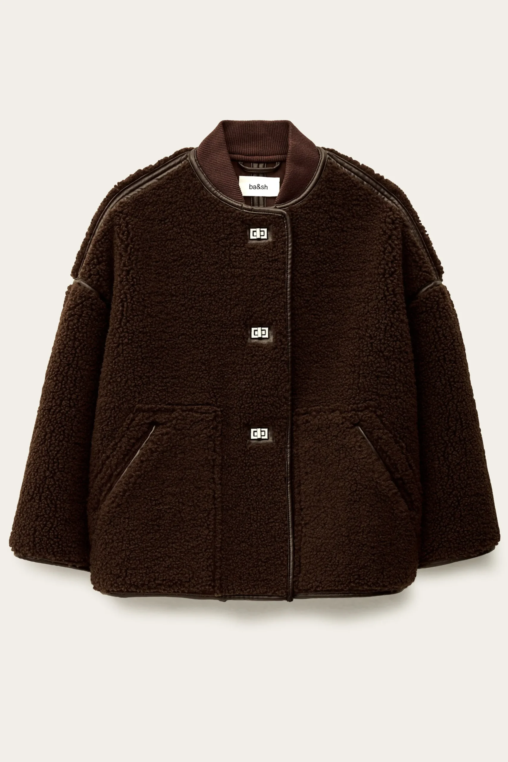 Ba&Sh MAURY COAT MARRON New