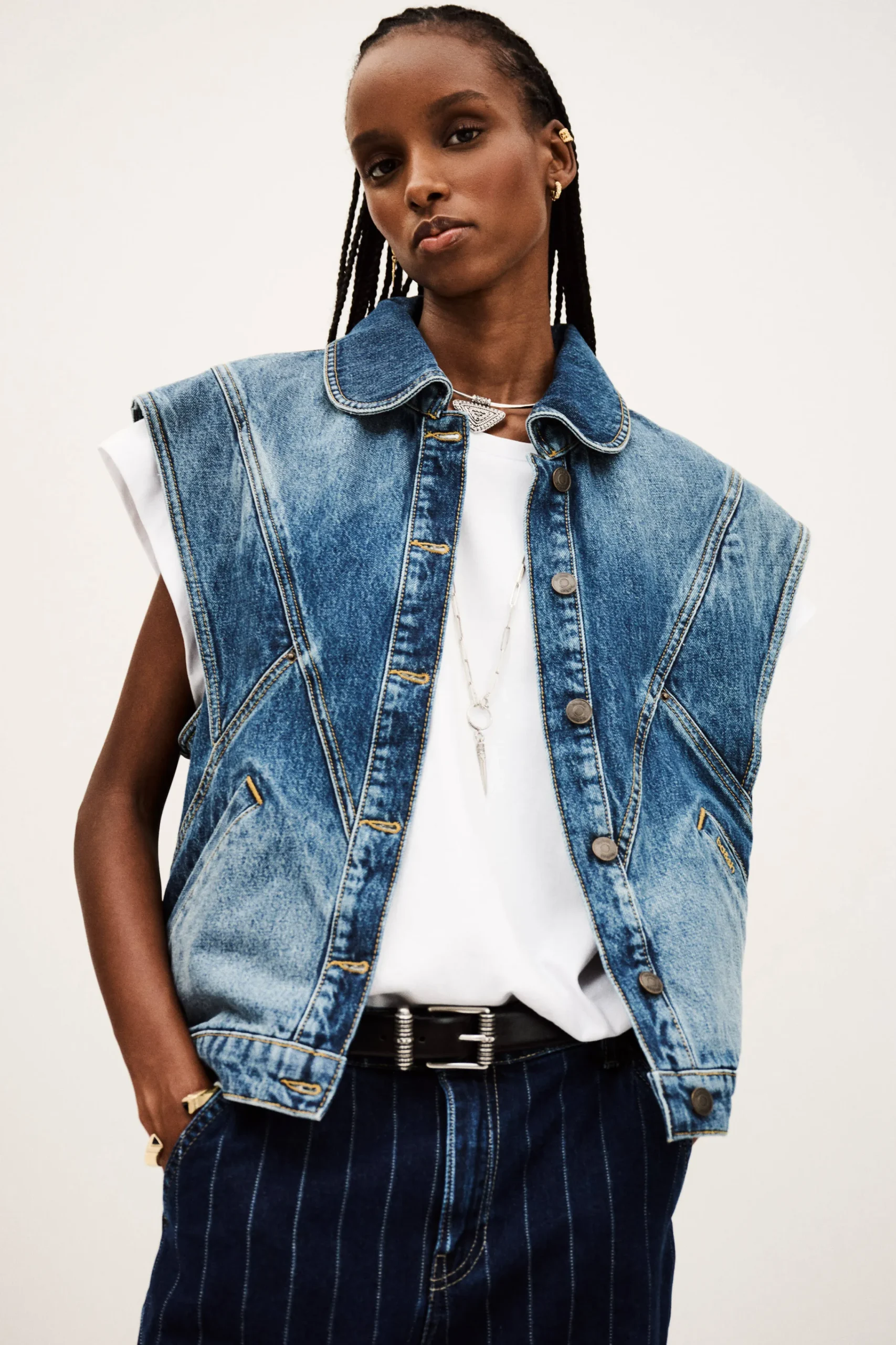 Ba&Sh MAX CHAQUETA AZUL Sale