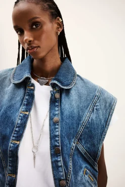 Ba&Sh MAX CHAQUETA AZUL Sale