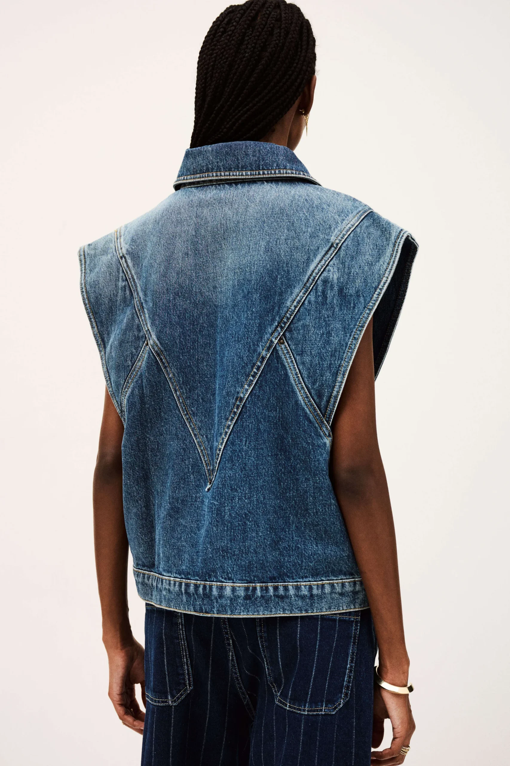 Ba&Sh MAX CHAQUETA AZUL Sale