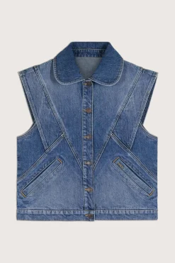 Ba&Sh MAX CHAQUETA AZUL Sale