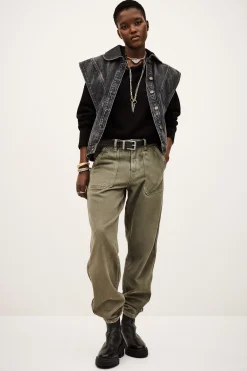 Ba&Sh MAX chaqueta vaquera oversize NEGRO Sale