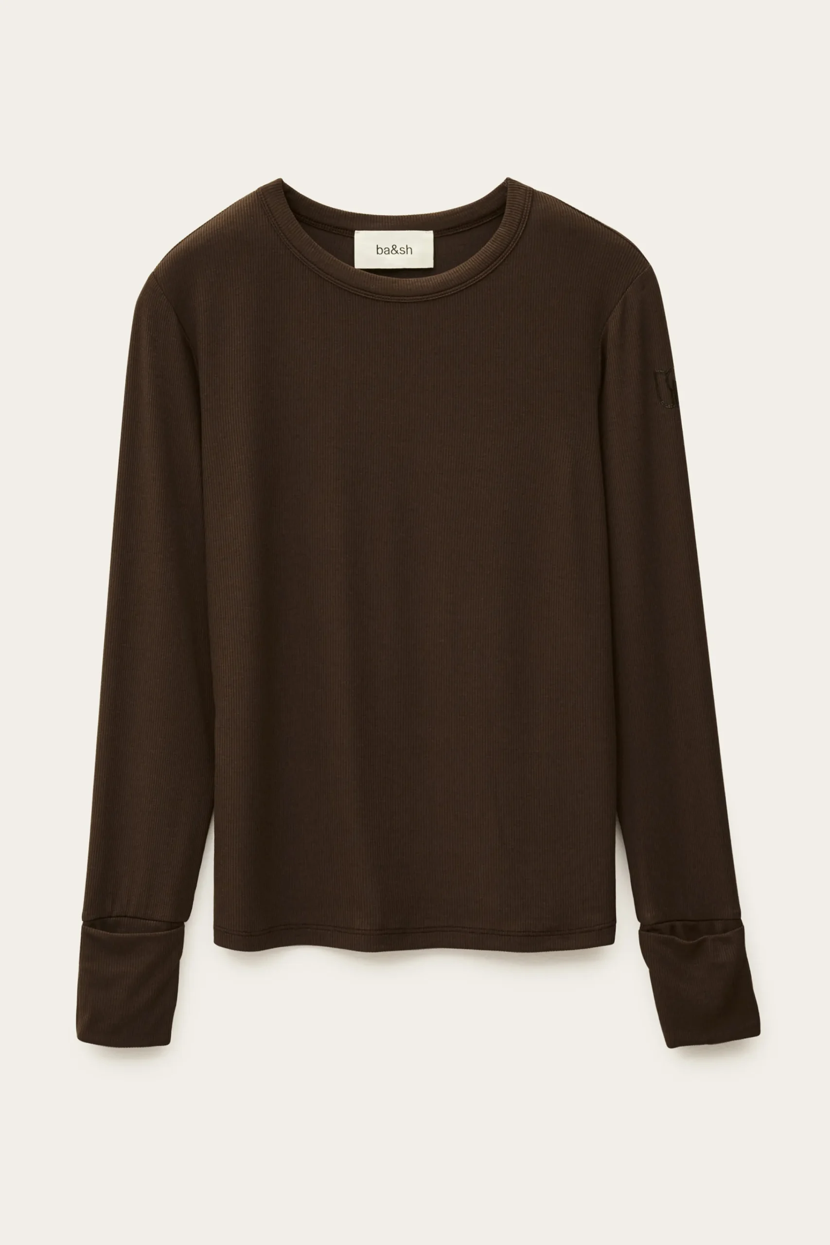 Ba&Sh MICHA camiseta de manga larga MARRON Best