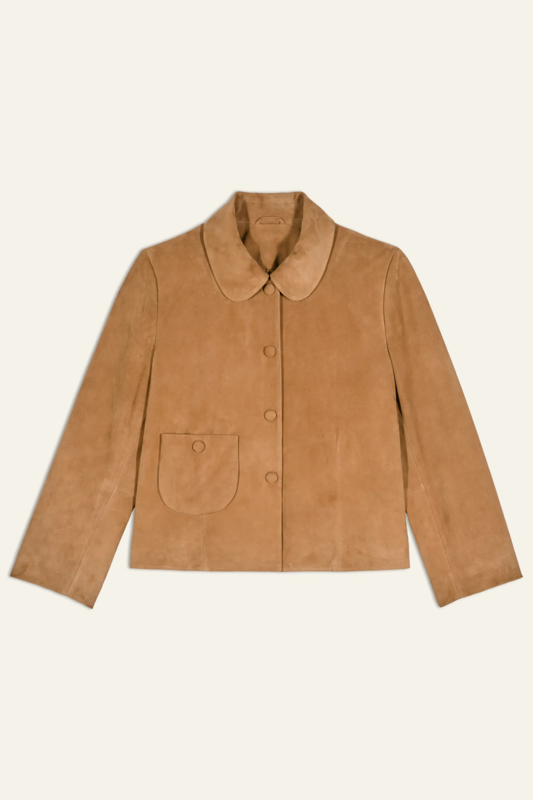 Ba&Sh MILAS chaqueta de corte recto MARRON Clearance