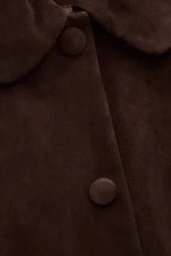 Ba&Sh MILAS chaqueta de corte recto MARRON Hot