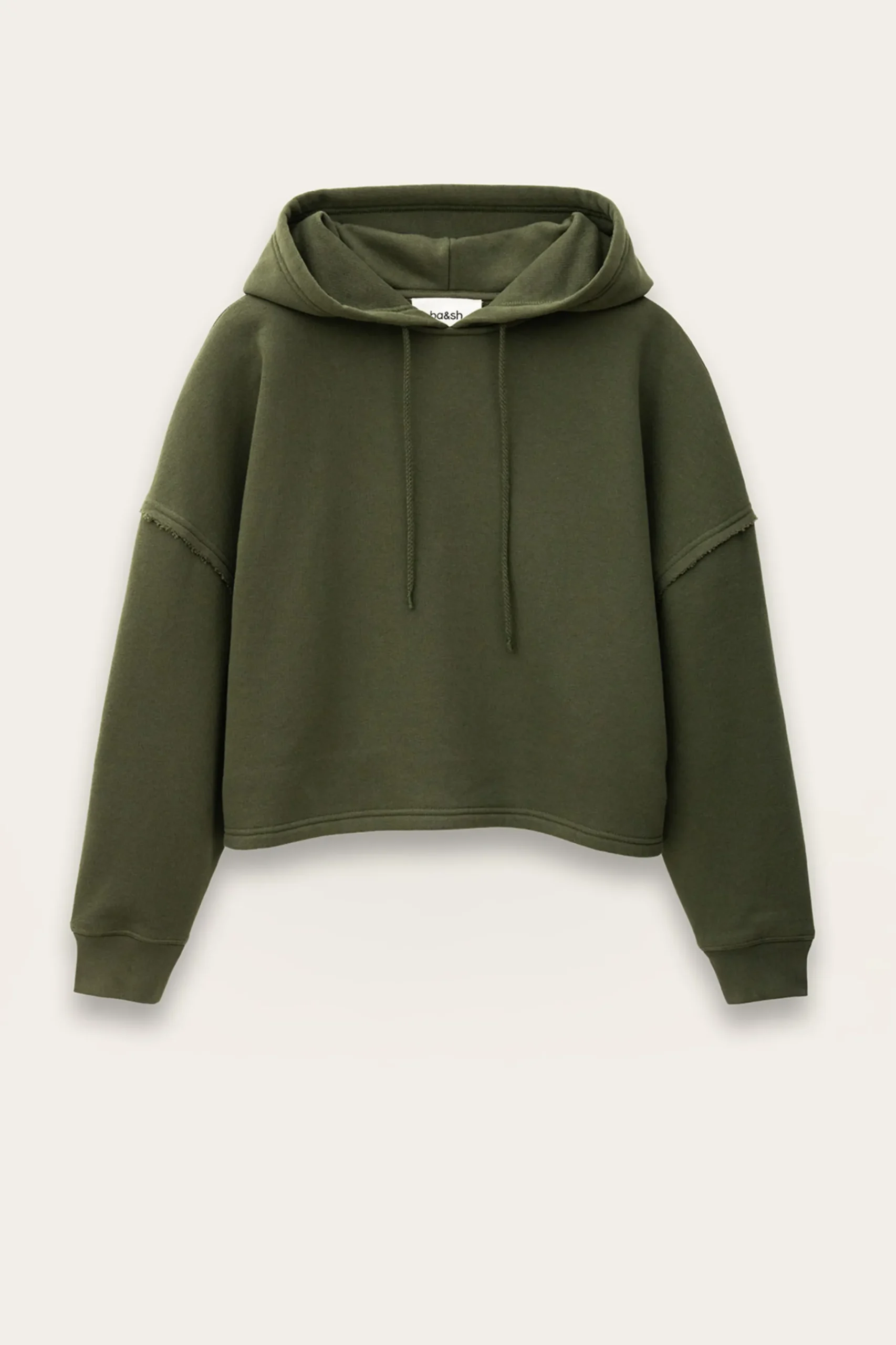 Ba&Sh MOBY sudadera con capucha suelta VERDE