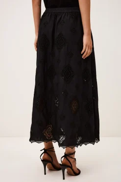 Ba&Sh MONA falda larga NEGRO Online