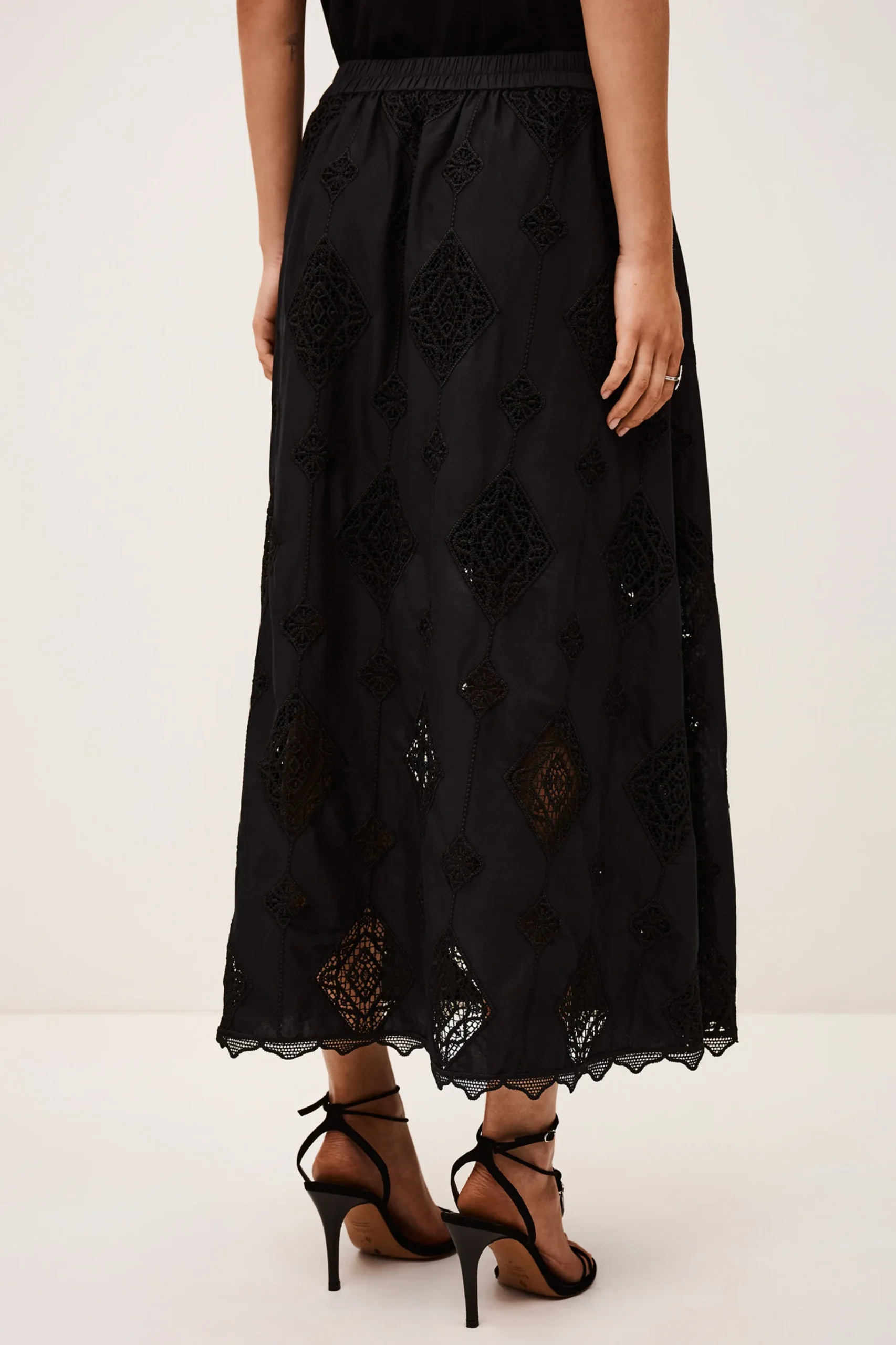 Ba&Sh MONA falda larga NEGRO Online