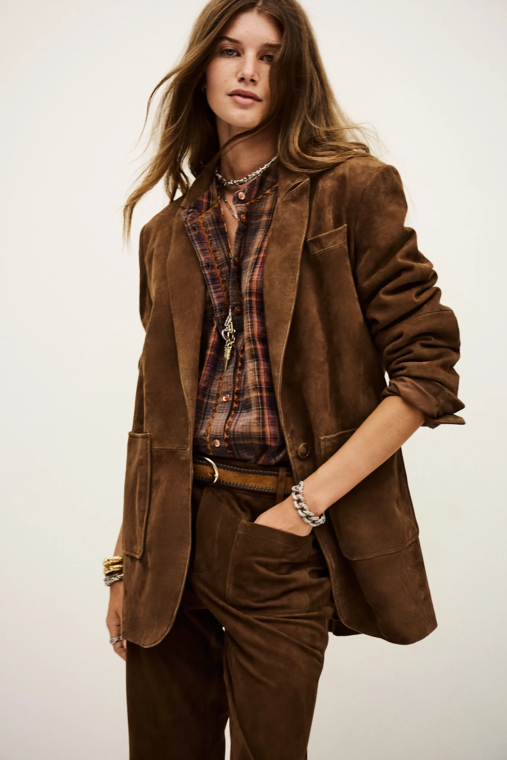 Ba&Sh MOSTY chaqueta tipo blazer MARRON