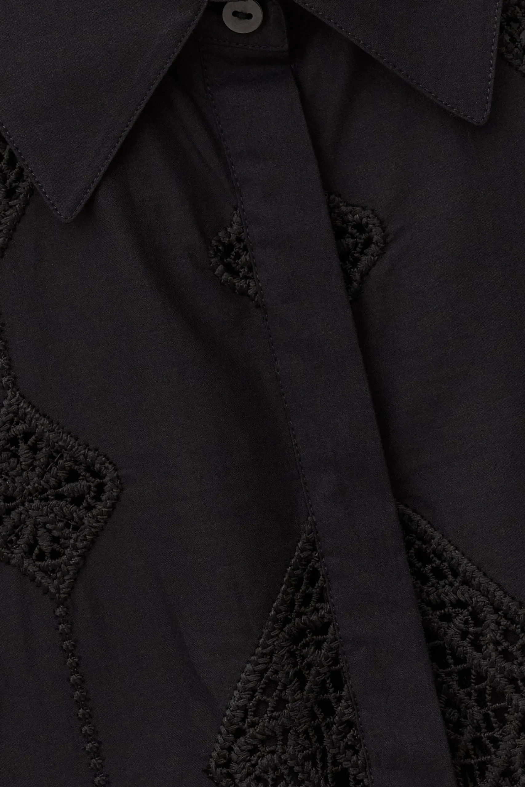 Ba&Sh MURIEL camisa de mangas /4 NEGRO Outlet