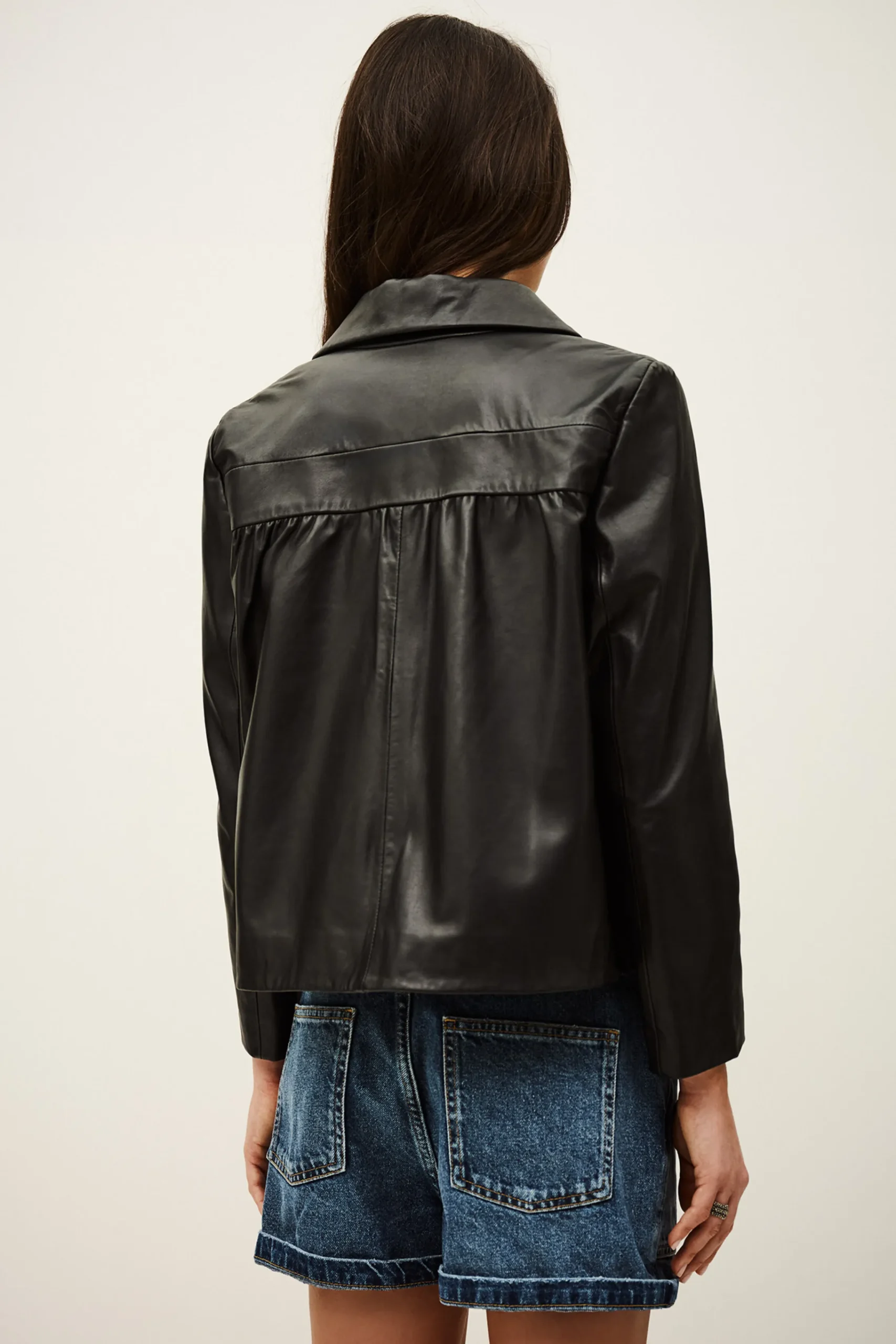 Ba&Sh MYLOS chaqueta manga / NEGRO Discount