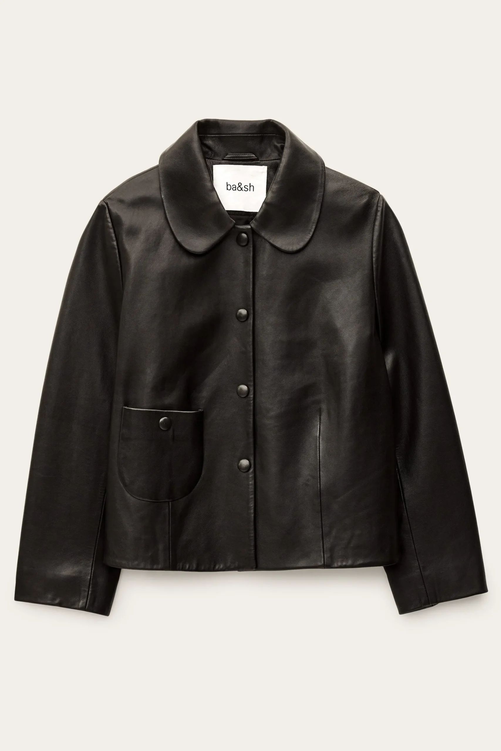 Ba&Sh MYLOS chaqueta manga / NEGRO Discount