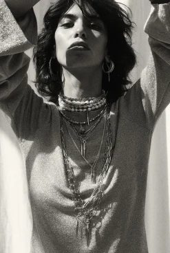 Ba&Sh NADAV collar de plata GRIS Best