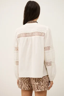 Ba&Sh NAMI BLOUSE ECRU Outlet