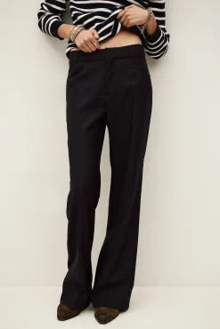 Ba&Sh NIVES pantalón bootcut de lana € 215 € 150,50 AZUL New
