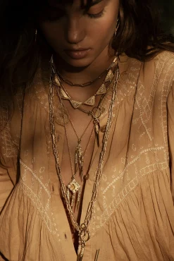 Ba&Sh NOOR collar de estilo étnico ORO Clearance