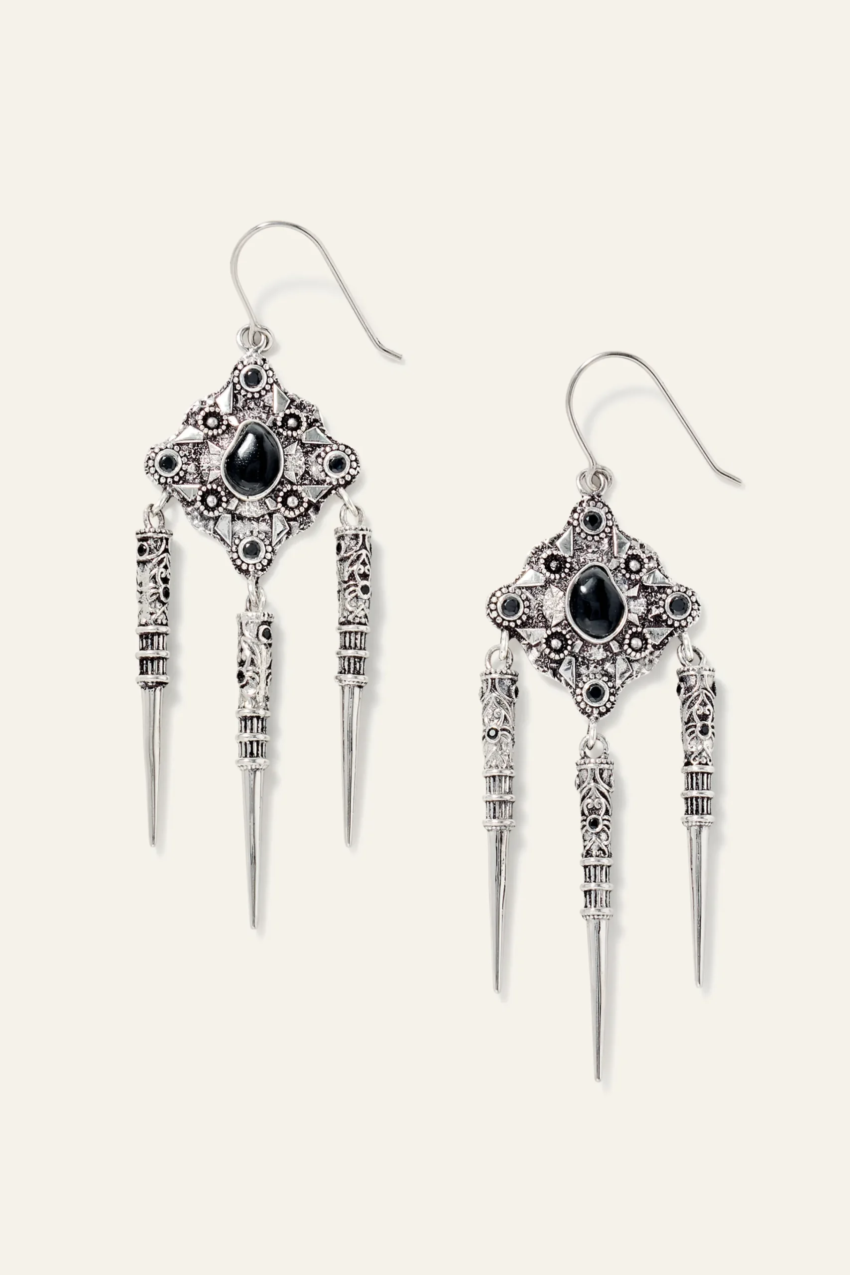 Ba&Sh NORA pendientes colgantes GRIS Outlet