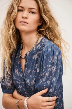 Ba&Sh NOVELLA SHIRT AZUL Outlet